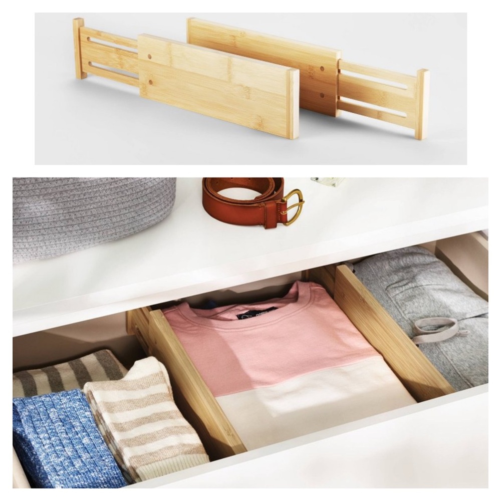 Set of 2 Bamboo Expandable Drawer Dividers
- Brightroom